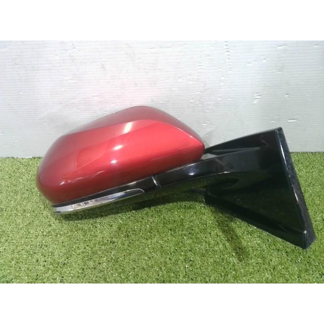 プリウス トヨタ ZVW52 PHV 純正 右 サイドミラー ドアミラー 赤 3T7