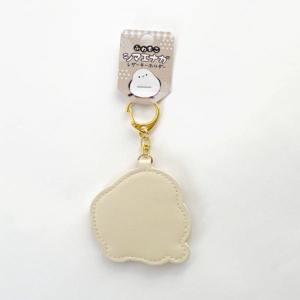 シマエナガ　しまえなが　小鳥　ファー　くるみボタン　ヘアゴム　38mm2個セット シマエナガ しまえなが 小鳥 ファー くるみボタン ヘアゴム 38mm2個