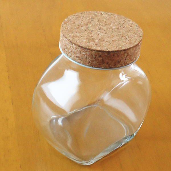 ガラス瓶 ABKT6 スクリューキャップ付（コルク） 容器 びん 蓋