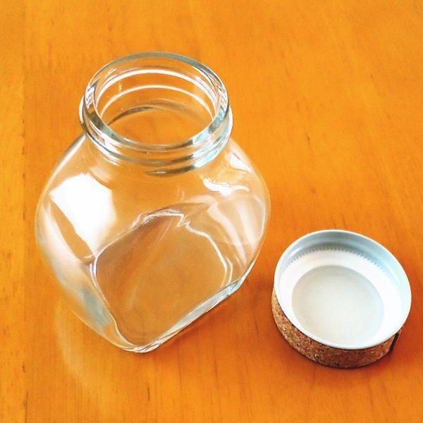 ガラス瓶 ABKT6 スクリューキャップ付（コルク） 容器 びん 蓋