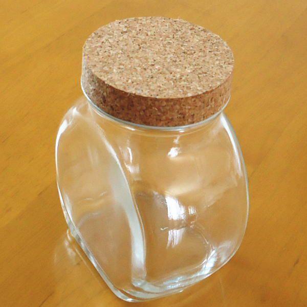 ガラス瓶 MCT10 スクリューキャップ付（コルク） 蓋付き 容器