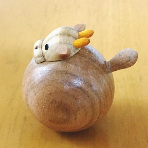 木製の十二支（干支） の 2021 うしの起き上がりこぼし 木