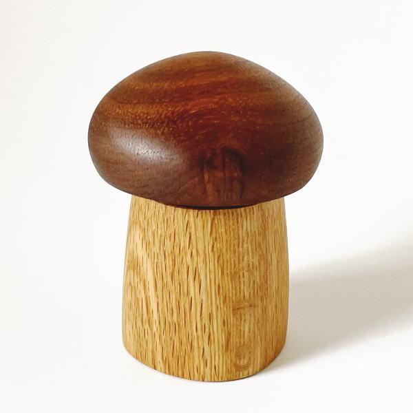 木製 きのこ 置物（ドライバー付き） 日本製 北海道製 クラフト