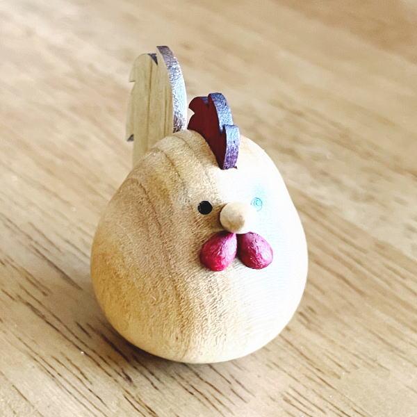 送料無料 木製の十二支（干支）の起き上がりこぼし セット 置物