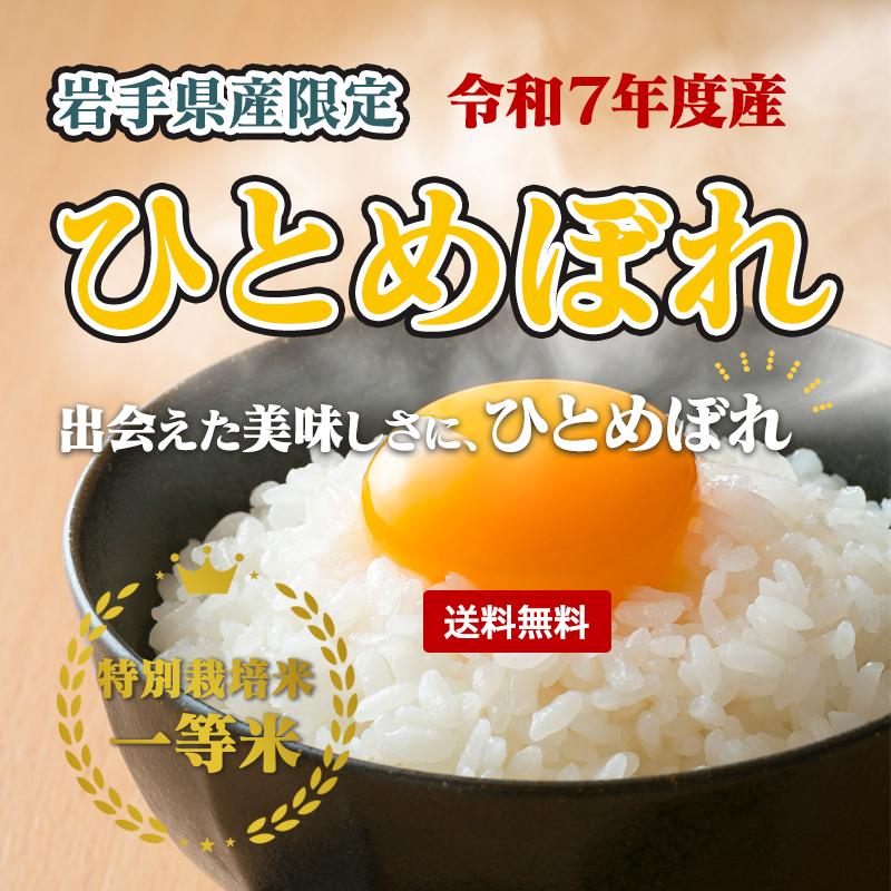 ひとめぼれ 令和7年産 岩手県産ひとめぼれ 5kg お米 白米 米 精米 送料
