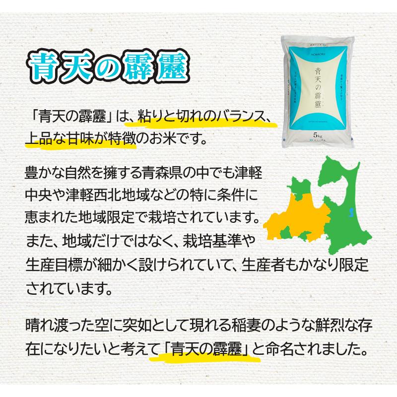 令和7年産 特A米 お米 青天の霹靂 10kg（5kgx2袋）即日発送！ 青森県産