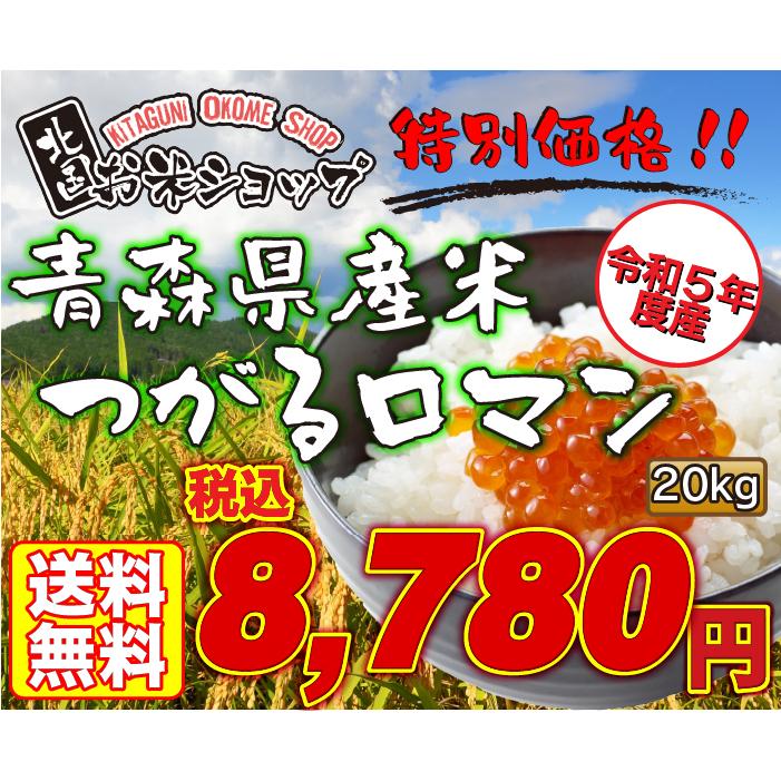 つがるロマン 令和6年産 20kg お米 白米 精米 青森県産 10kgx2 つがるロマン 令和6年産 20kg お米 白米 精米 青森県産 10kgx2