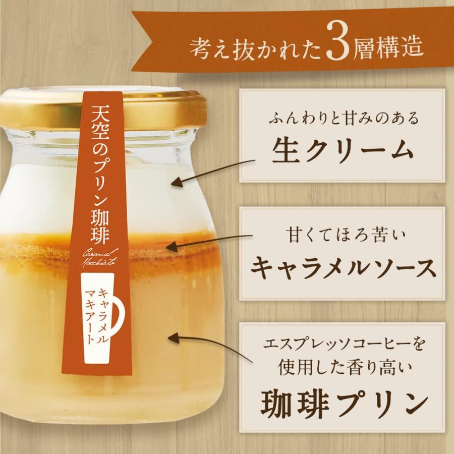ハロウィン ギフト 送料無料 ヒルナンデス スイーツ 送料無料 天空のプリン 珈琲 3箱 セット ( プリン & ゼリー )  最高級 | 天空のスイーツ | 05