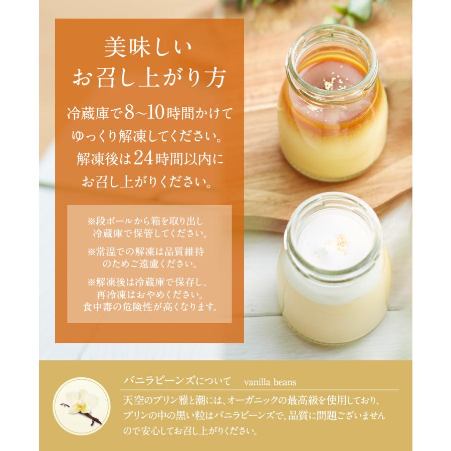 お中元 夏ギフト 天空のプリン 雅×潮 キャラメル 塩バニラ 6個入り 送料無料 ヒルナンデス ポイント利用 お取り寄せ | 天空のスイーツ | 09