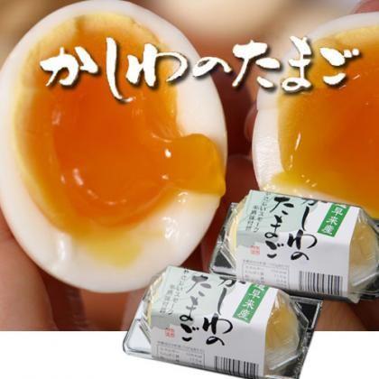 早来名産 かしわの滅多に無いご （燻製味わい） 2ヶ入×24容器に並べる ピータン-食品