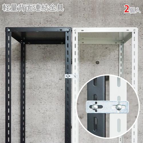 キタジマ スチールラック スチール棚 業務用 軽量背面連結金具 2個 