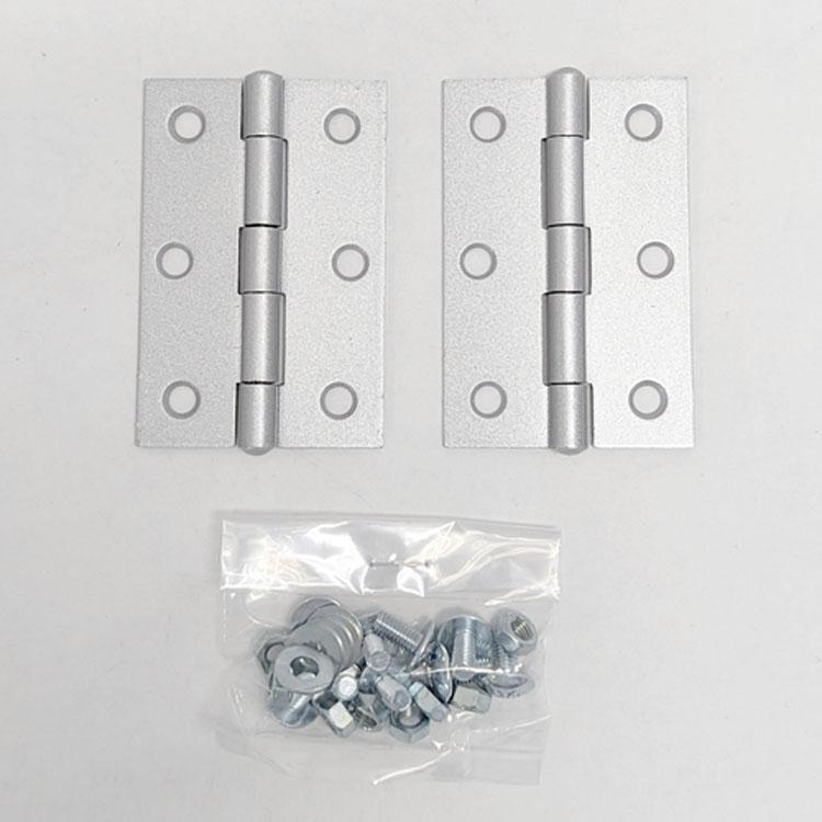 琥蝶　2点セット 蝶番 76mm 2個セット シルバー : スチールラックのキタジマ - 通販