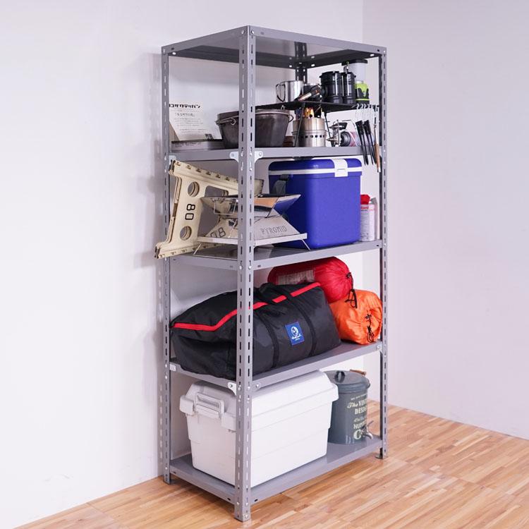 キタジマ スチールラック 幅180 奥行45 高さ180cm 5段 スチール棚 業務