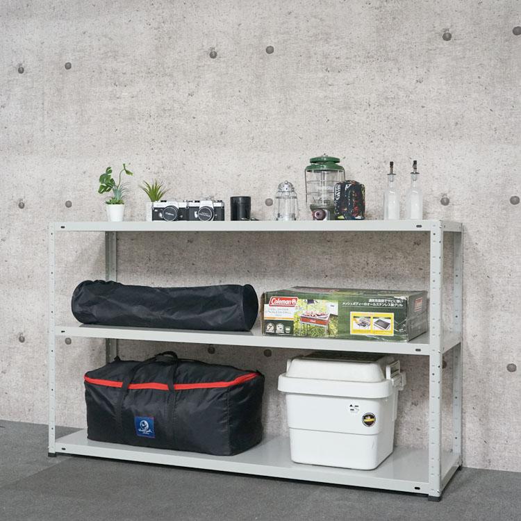 キタジマ スチールラック 幅120 奥行45 高さ180cm 5段 スチール棚 業務