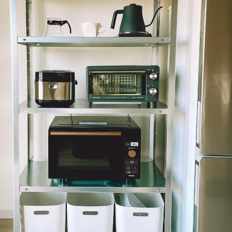 キタジマ スチールラック 幅60 奥行20 高さ45cm 2段 スチール棚 業務用