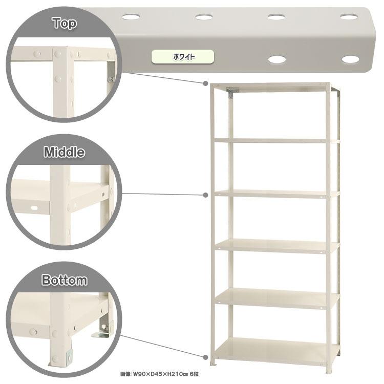 最新人気 スチールラック スチール棚 業務用 収納 スマートラック Nstr 767 幅90 奥行45 高さ210cm 6段 ホワイト スチールラックのキタジマ 通販 Yahoo ショッピング 超人気 Puddlesandsun Co Uk