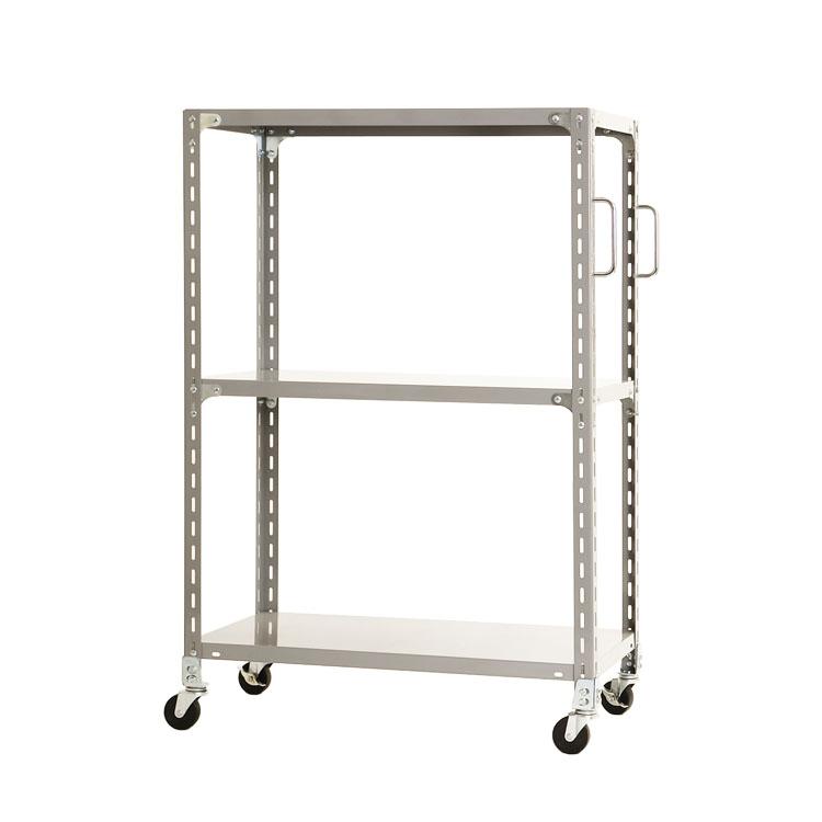 キタジマ スチールラック 幅120 奥行45 高さ130cm 3段 スチール棚 業務