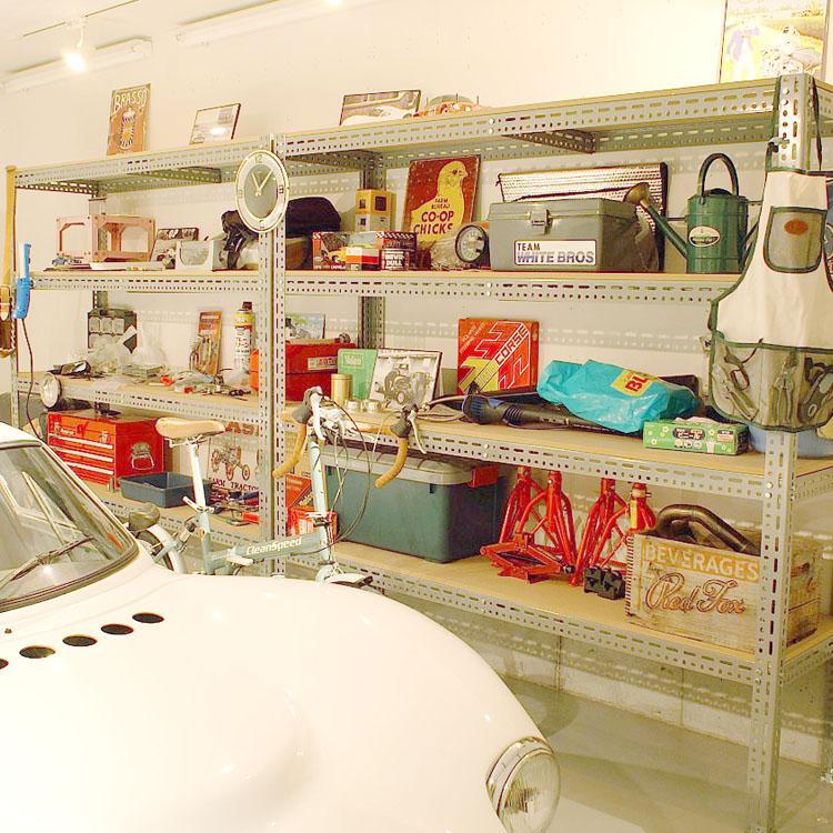 キタジマ スチールラック 幅180 奥行90 高さ240cm 4段 スチール棚 業務