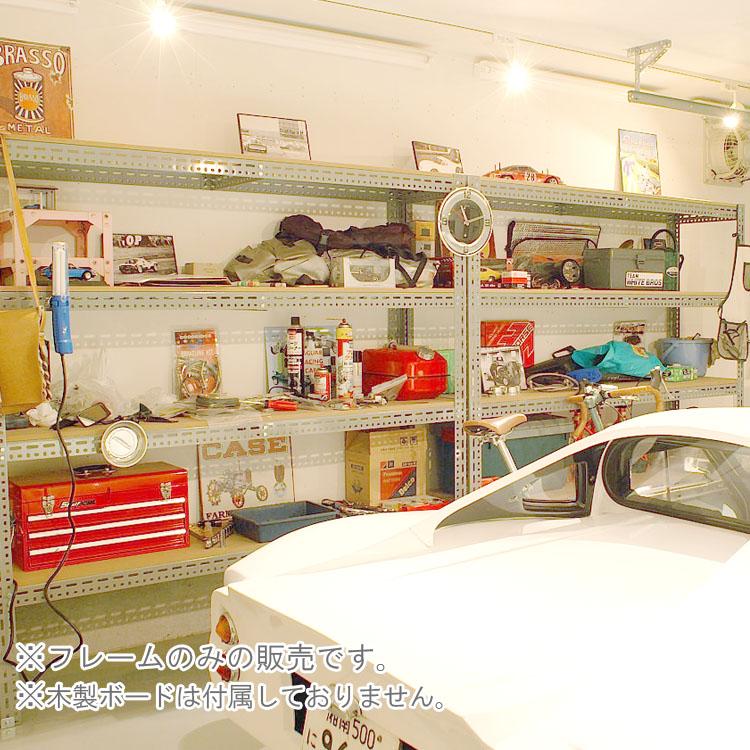 スチールラック 幅90 奥行45 高さ75cm 3段 スチール棚 業務用 収納 ボード棚 フレームのみ グレー 350kg/段の画像