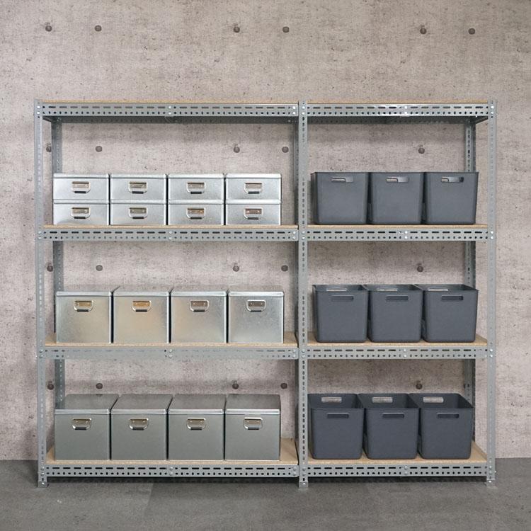 キタジマ スチールラック 幅90 奥行60 高さ120cm 4段 スチール棚 業務