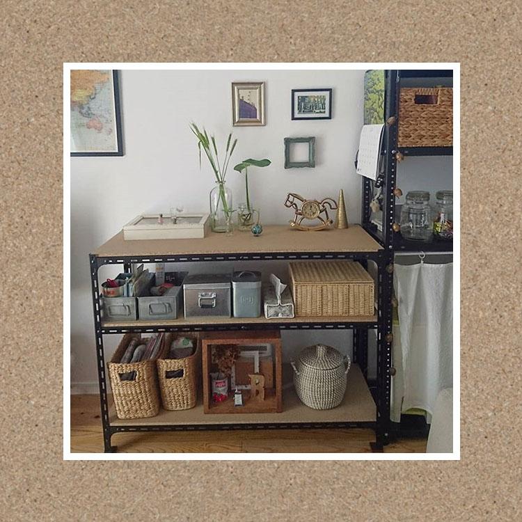 キタジマ スチールラック 幅180 奥行45 高さ180cm 4段 スチール棚 業務