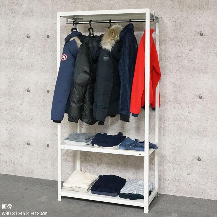 キタジマ スチールラック 幅60 奥行40 高さ120cm 3段 スチール棚 業務