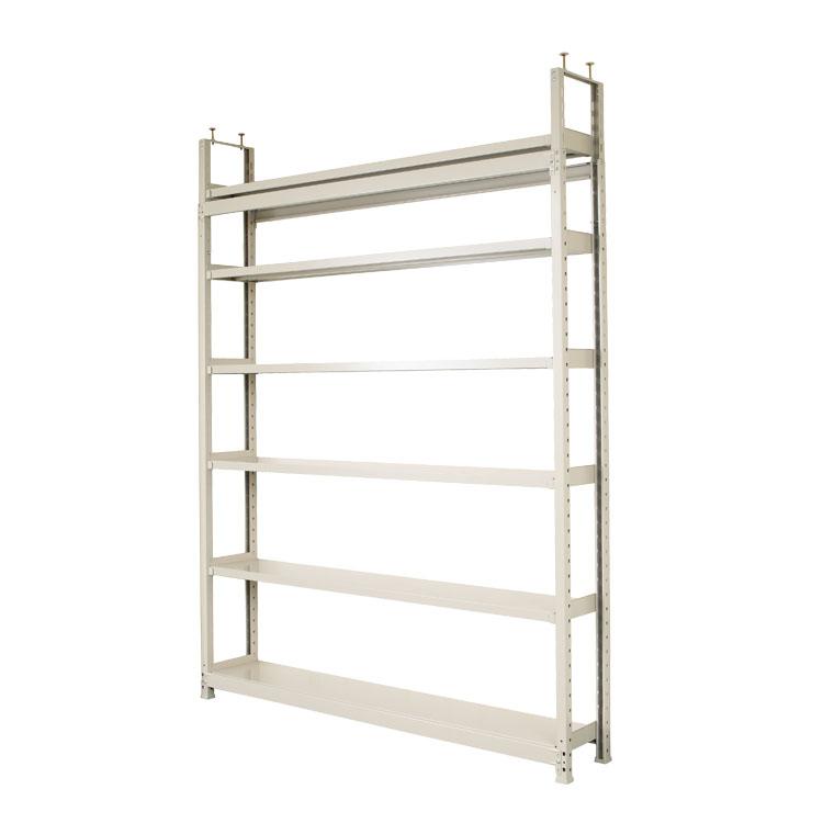 スチールラック 幅180 奥行45 高さ249〜275cm 6段 スチール棚 業務用 収納 天井突っ張りラック軽中量150K 150kg/段 | キタジマ | 02