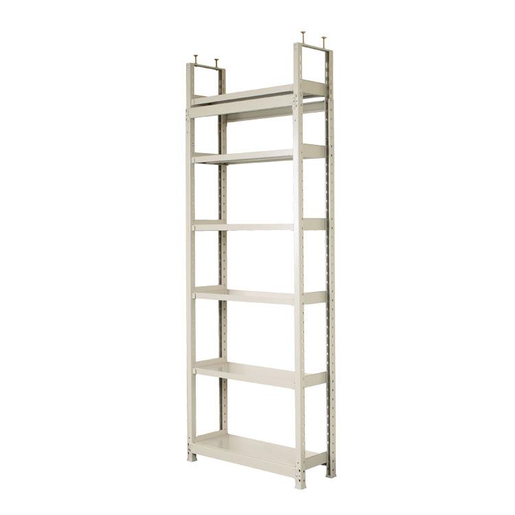 キタジマ スチールラック 幅90 奥行45 高さ219〜245cm 6段 スチール棚