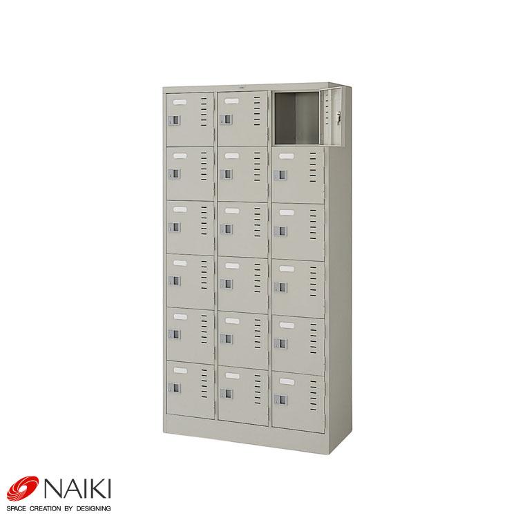 オフィス家具 ロッカー LK18-AW 幅900×奥行400×高さ1790mm : スチール 
