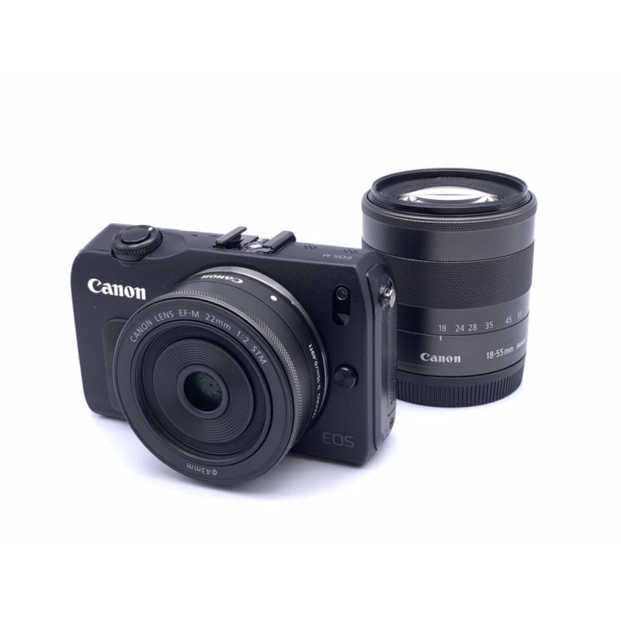 １年保証 美品 Canon EOS M10 15-45mm 55-200mm ダブルズームキット