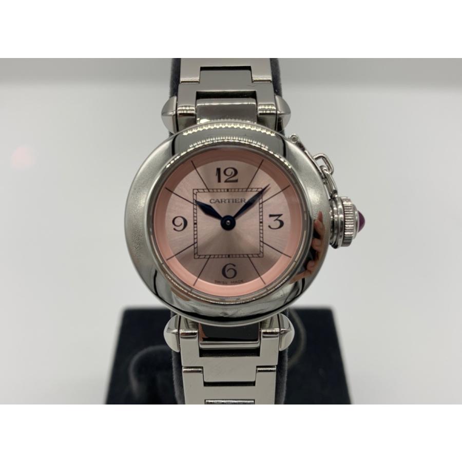 中古 美品 カルティエ パシャ ミスパシャ ピンク W ステンレススティール カメラのキタムラ中古専門店 通販 Yahoo ショッピング