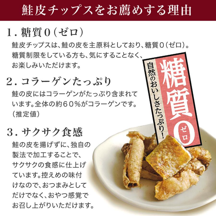 大量購入割引　鮭皮チップ28g×10袋（10-3672）｜kitanohako｜08