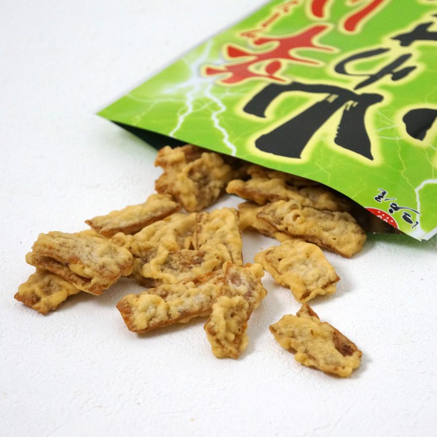 江戸屋 山わさびいか天40g おつまみ 北海道産山わさび使用 サクサク食