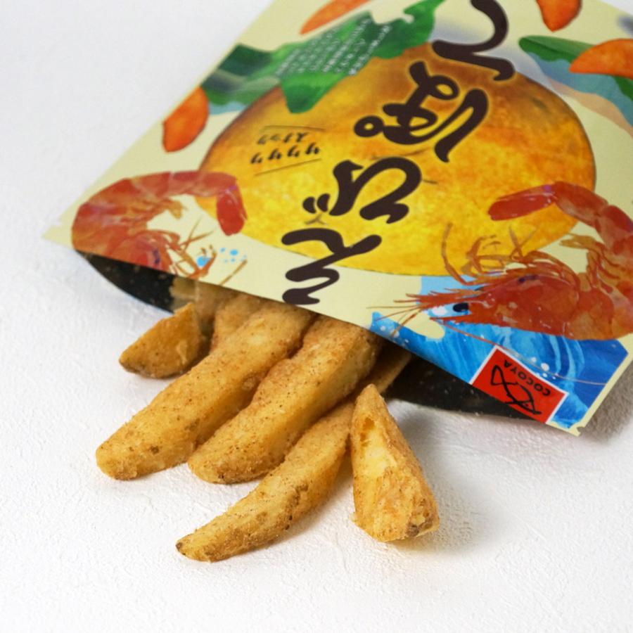 えびぽて35g おつまみ 北海道産皮付きポテト×日本海産甘エビの贅沢