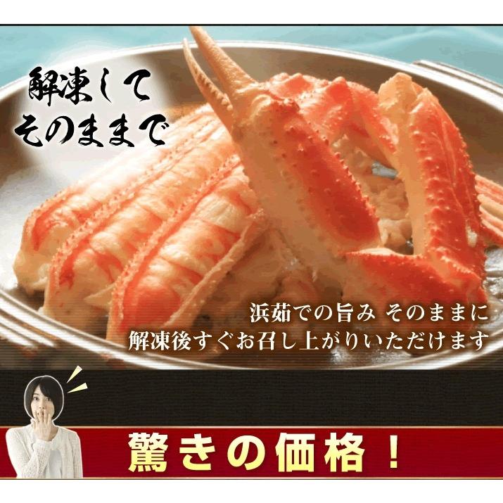 送料無料】冷凍 ボイルズワイガニ脚 1kg（約4肩〜7肩）業務用・訳