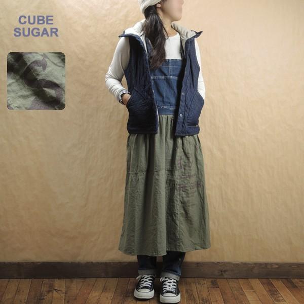 完売しました】CUBE SUGAR キューブシュガー リメイク風 サロペット