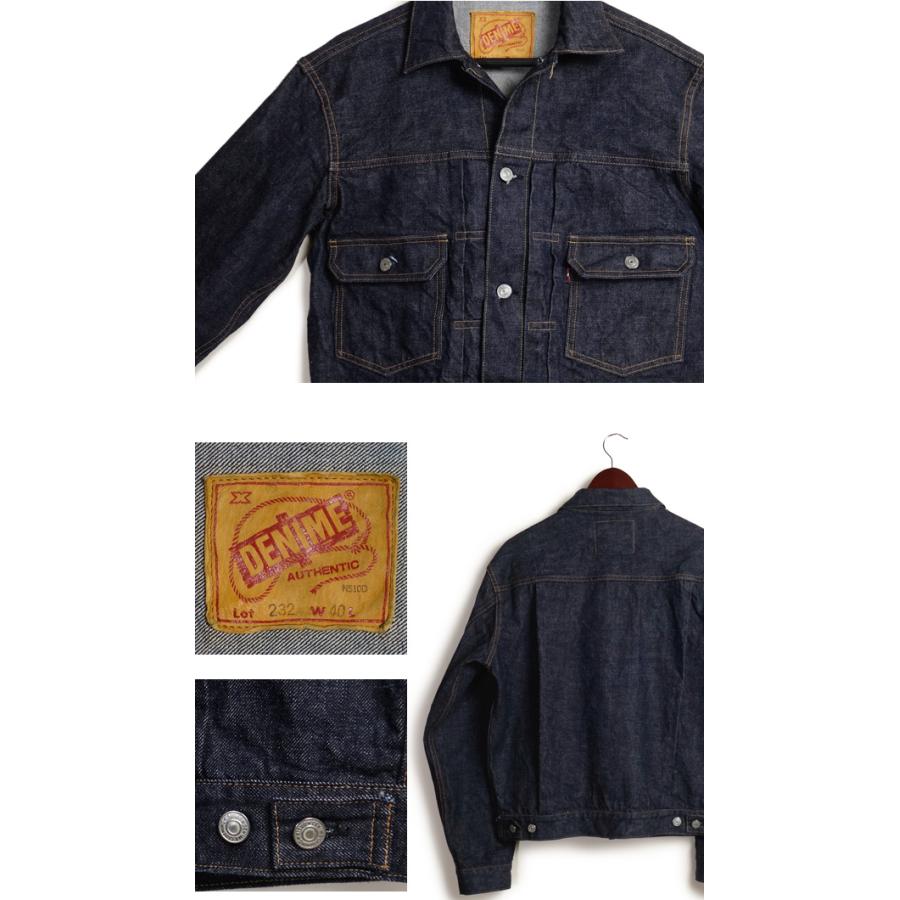 Denime DENIME ドゥニーム Lot.232 デニムジャケット 2ND TYPE Denime DENIME ドゥニーム Lot.232 デニムジャケット 2ND TYPE