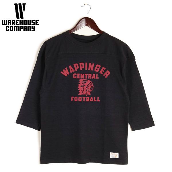 WAREHOUSE（ウエアハウス） 7分袖 フットボール Tシャツ “WAPPINGER