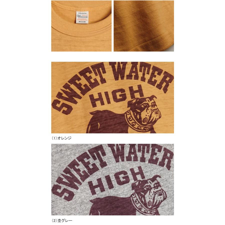 WAREHOUSE（ウエアハウス） クルーネック 半袖 プリント Tシャツ