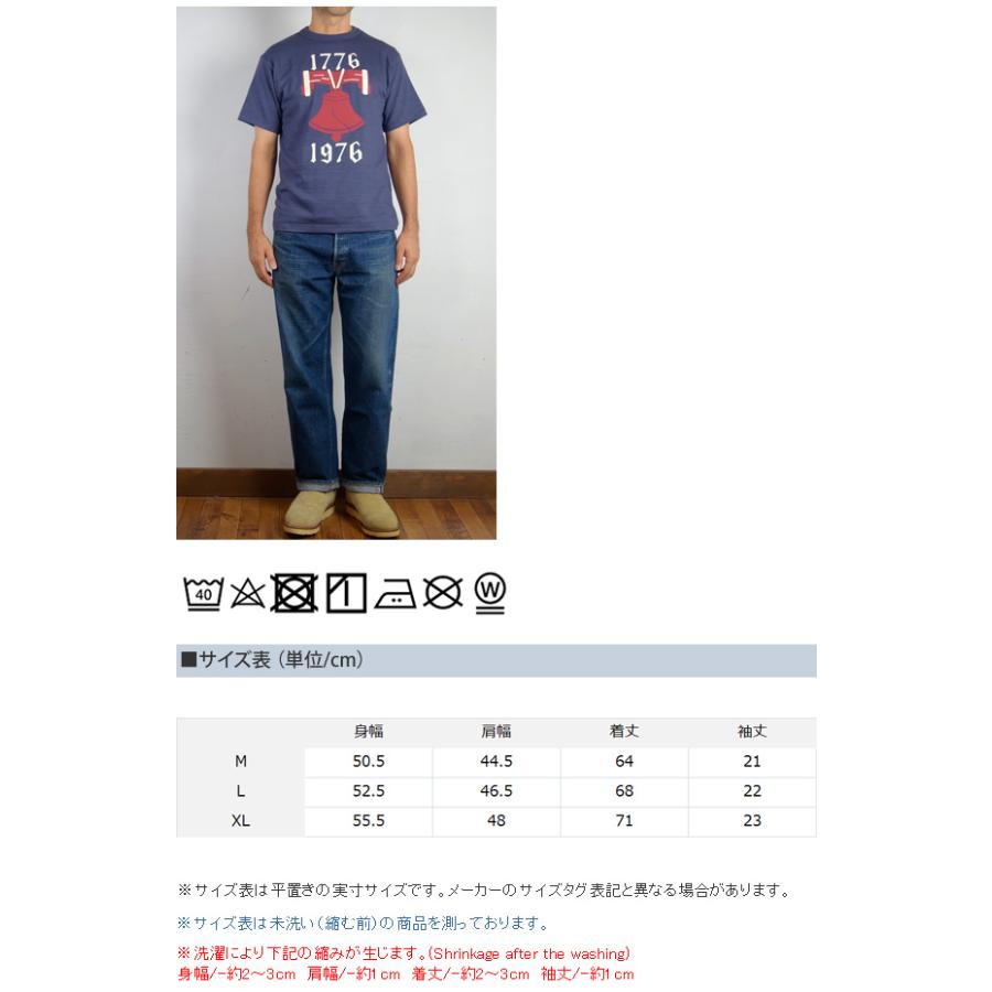 WAREHOUSE（ウエアハウス） クルーネック 半袖 プリント Tシャツ