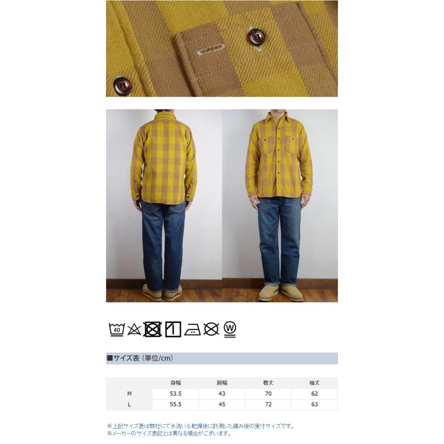 naodai　ウエアハウス　サイズ40 WAREHOUSE（ウエアハウス） FLANNEL SHIRTS フランネルシャツ Lot.3104