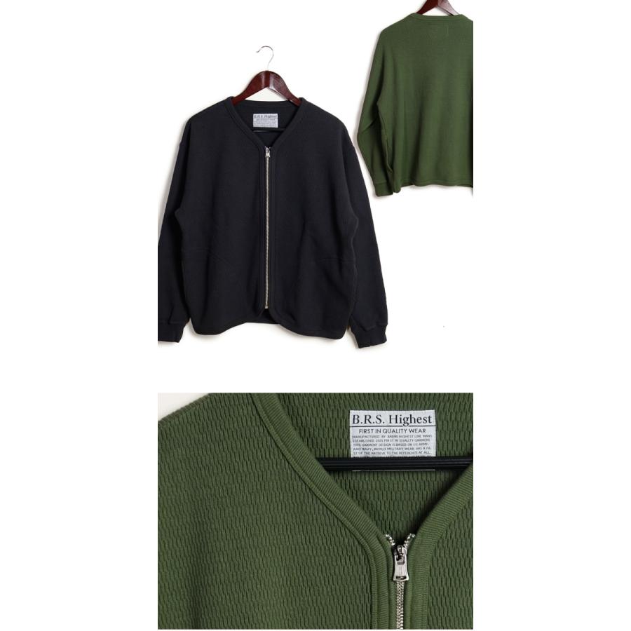 BARNS OUTFITTERS カーディガン　オリーブ BARNS OUTFITTERS（バーンズ アウトフィッターズ） BARNS バーンズ