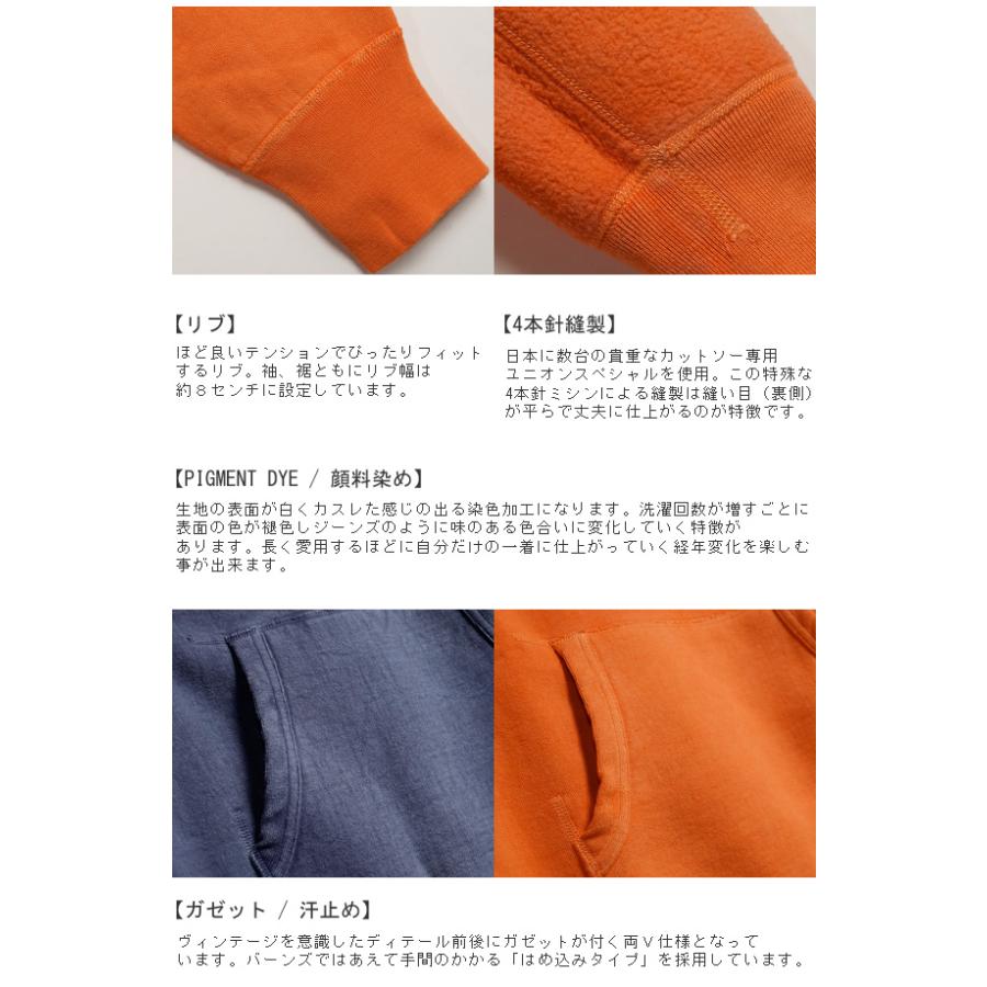 BARNS OUTFITTERS バーンズ 4本針 フラットシーマ ヴィンテージ