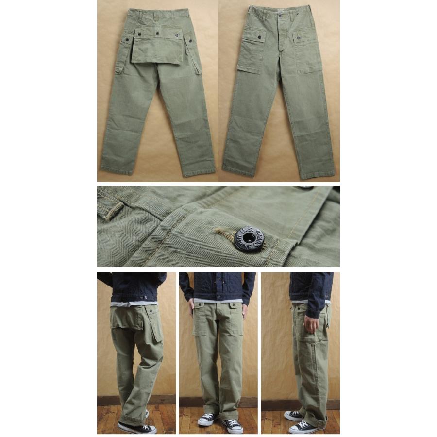 BUZZ RICKSON'S バズリクソンズ ヘリンボーン U.S.M.C パンツ BR40435