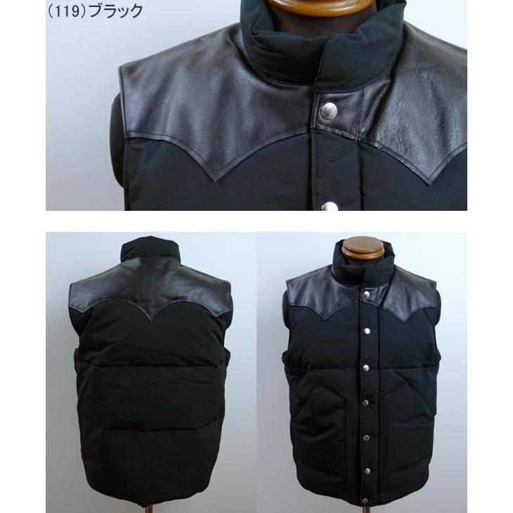 SUGAR CANE シュガーケーン レザーヨーク ダウン ベスト SC12340 SUGAR CANE シュガーケーン レザーヨーク ダウン ベスト SC12340