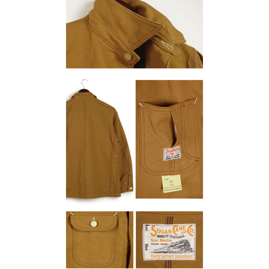 SUGAR CANE シュガーケーン 13オンス ブラウンダック ワーク コート 