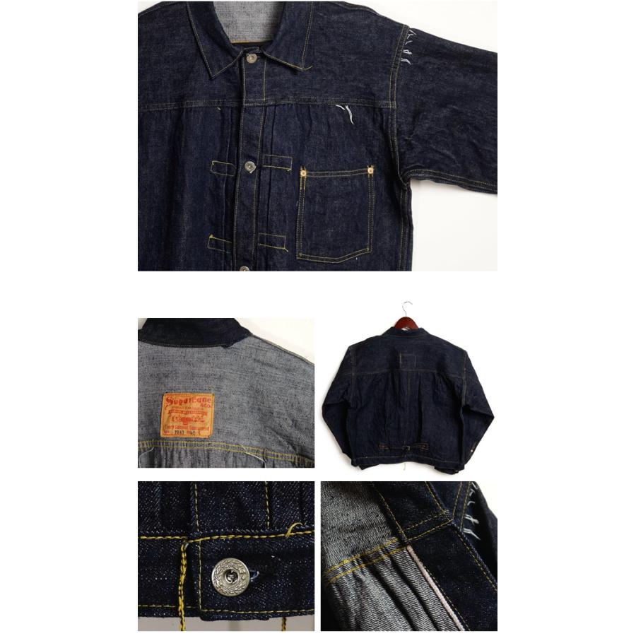 SUGAR CANE シュガーケーン Super “Denim” Collectibles 13.5oz BLUE DENIM BLOUSE “S1943” MODEL T-BACK SC19008T 東洋エンタープライズ｜kitarou-2｜02