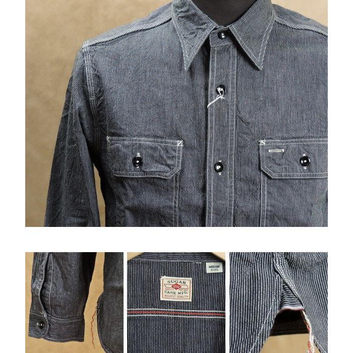 SUGAR CANE シュガーケーン ジーンコード ワーク シャツ SC25511 : 着