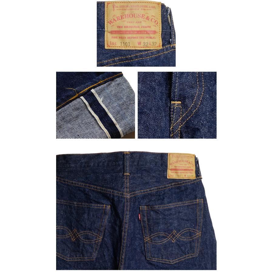 明日まで最終値下ウエアハウスLot.1101 1970's BigE サイズ32 WAREHOUSE - Lot 1101 - 1970's Big E MODEL - NON WASH - 1101