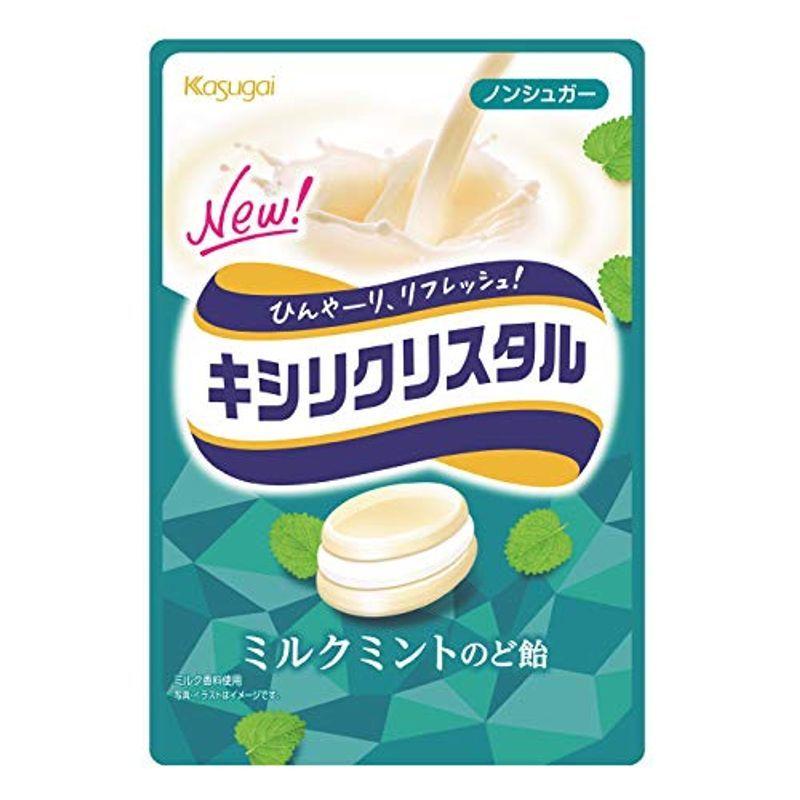902円 何でも揃う 春日井製菓 キシリクリスタル ミルクミントのど飴 71g 6袋